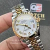 Women's Rolex Datejust 31mm Two Tone Yellow Gold on Jubilee with White Roman Dial Super clone