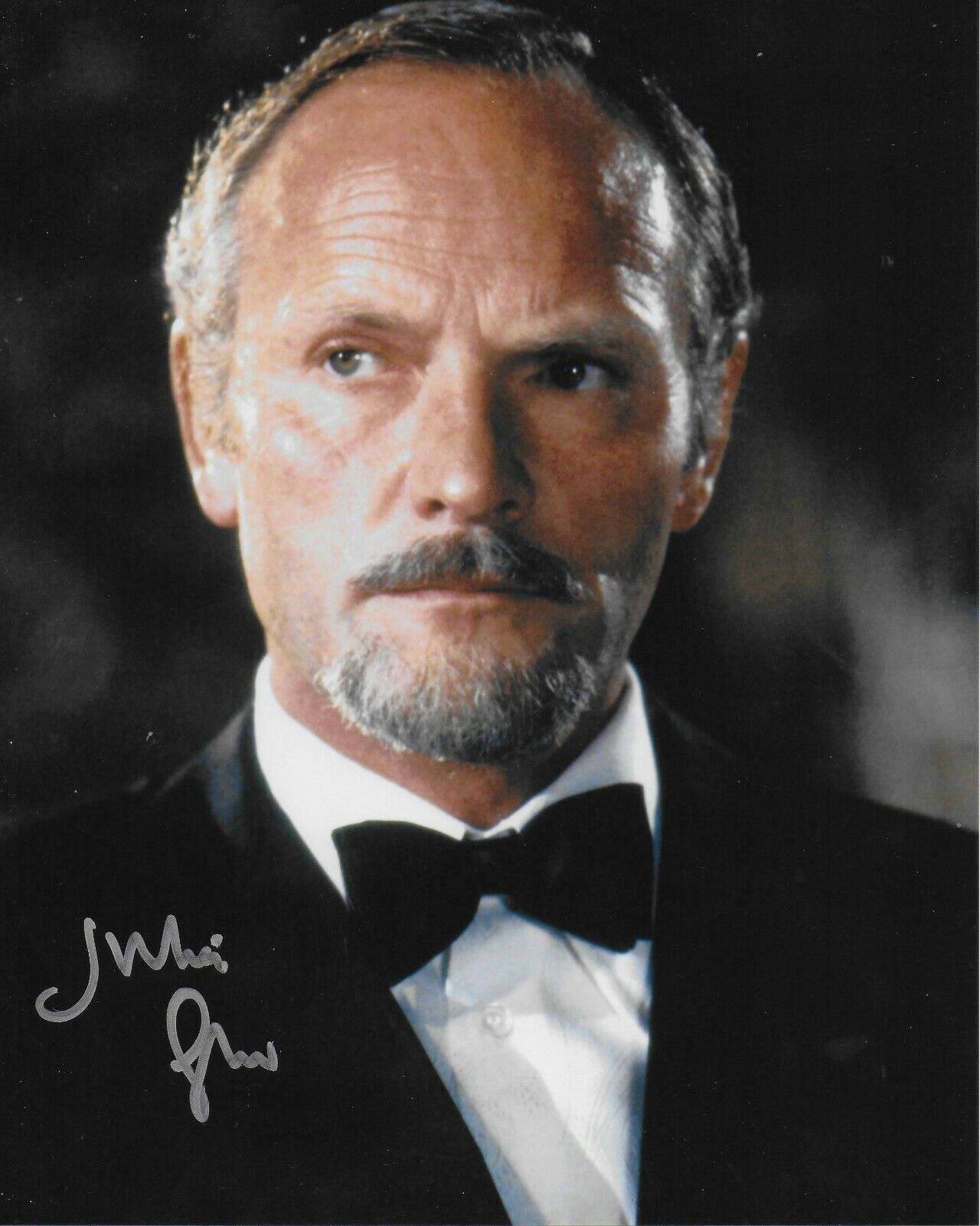 Julian Glover James Bond 007 Original Autographed 8X10 Photo Poster painting LAST ONE