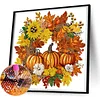 Diamond Painting-DIY Crystal Rhinestone Pumpkin Wreath