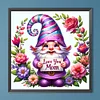 Diamond Painting -DIY Full Round Drill Flower Gnome
