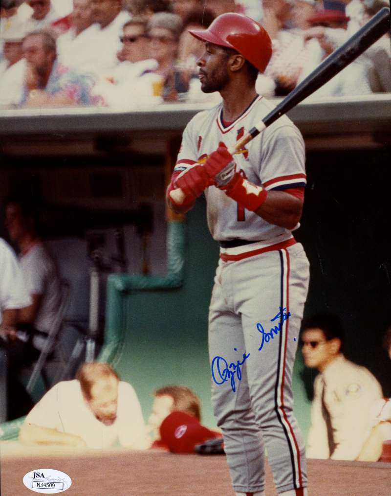 Ozzie Smith Jsa Cert 1/1 Original Image 8x10 Photo Poster painting Authentic Autograph