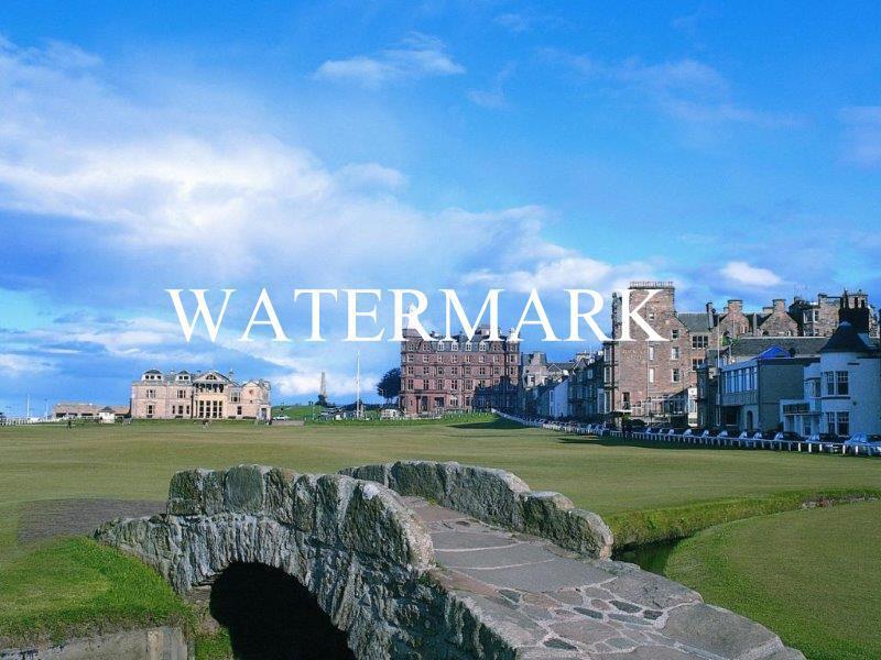 St. Andrews Old Course Golf Glossy 8 x 10 Photo Poster painting British Open Championship Poster