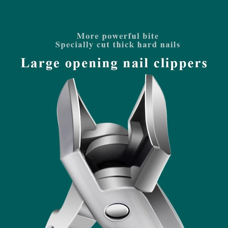 Ultra Sharp Stainless Steel Wide Thick Nail Clippers