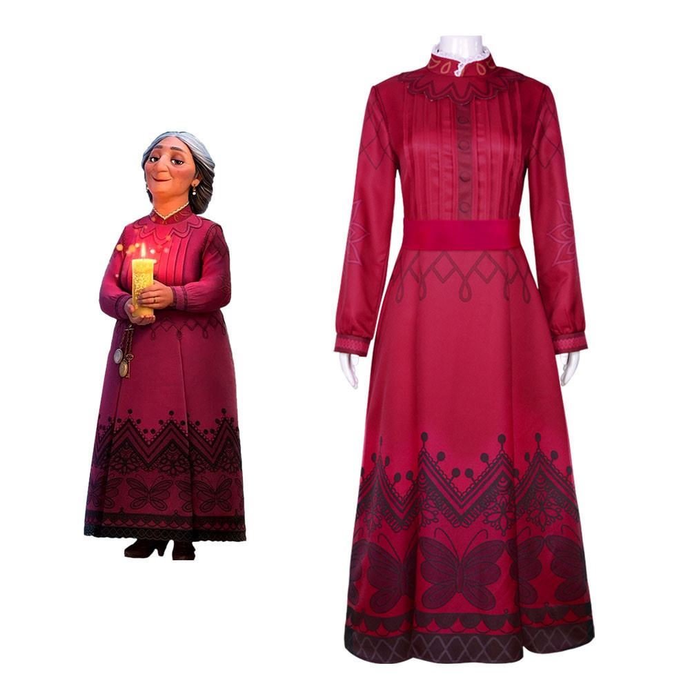 Encanto Abuela Cosplay Costume Halloween Carnival Outfit 