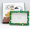 Flower Garden DIY Building Block Photo Frame Kit,Creative Handmade Assembled Photo Frame Handmade Craft Gift Home Tabletop Display Decor