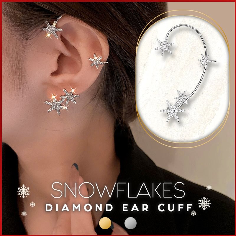 ❄️Snowflakes Diamond Ear Cuff
