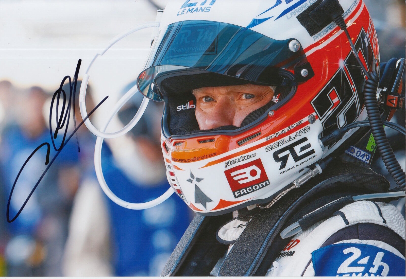 Emmanuel Collard Hand Signed 12x8 Photo Poster painting Le Mans WEC 1.