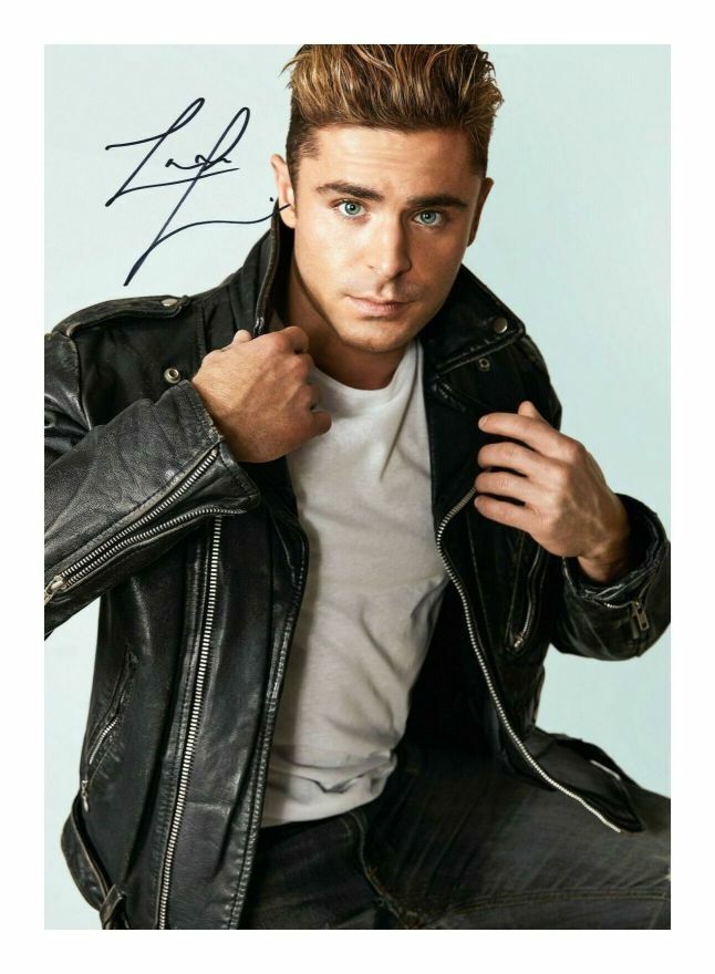 ZAC EFRON AUTOGRAPH SIGNED PP Photo Poster painting POSTER