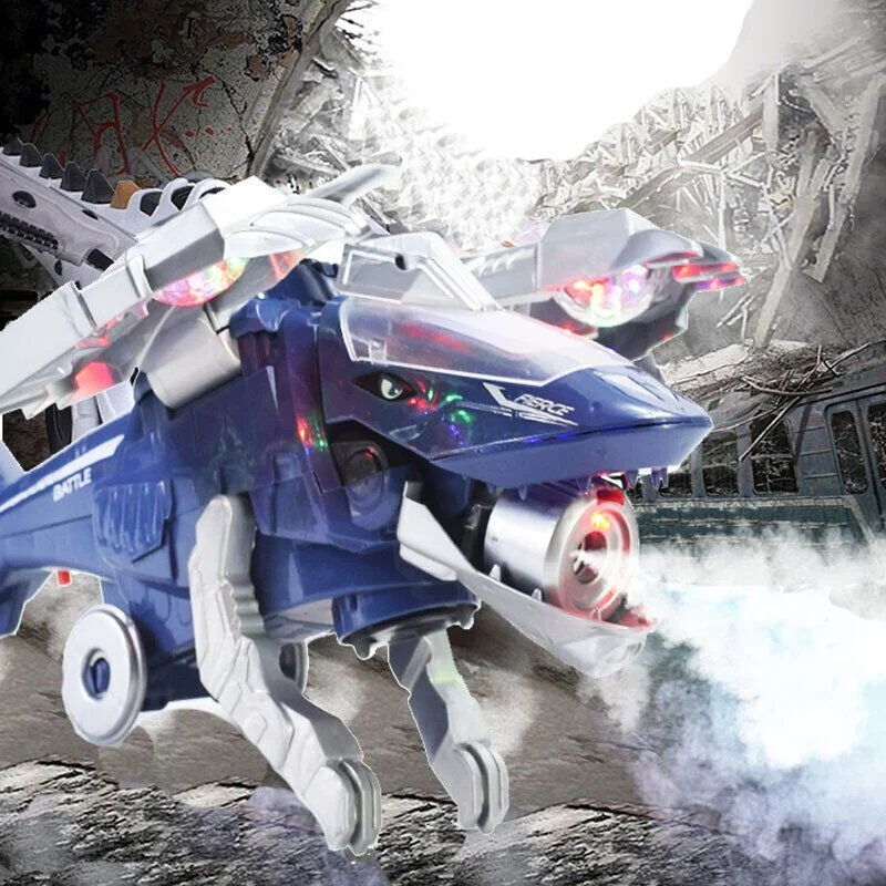 Dinosaur Helicopter Deformation Spray Toy