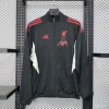 25/26 Liverpool Black Windbreaker (with Inner Lining)