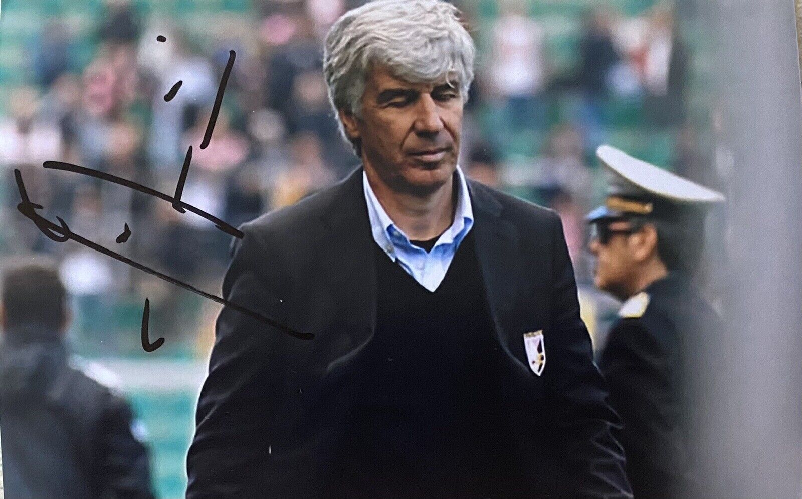 Gian Piero Gasperini Genuine Hand Signed Palermo 6X4 Photo Poster painting, See Proof