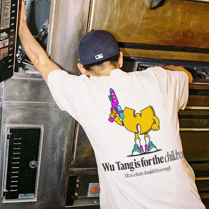 Wu Is For The Children. Life As A Shorty Shouldn't Be So Rough. Printed T-shirt