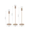 Simple 3PCS Candle Sticks Set Home Wedding Table Decor