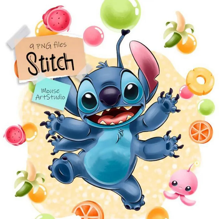 Cartoon Disney Mickey Pooh 11CT Stamped Cross Stitch 50*50CM