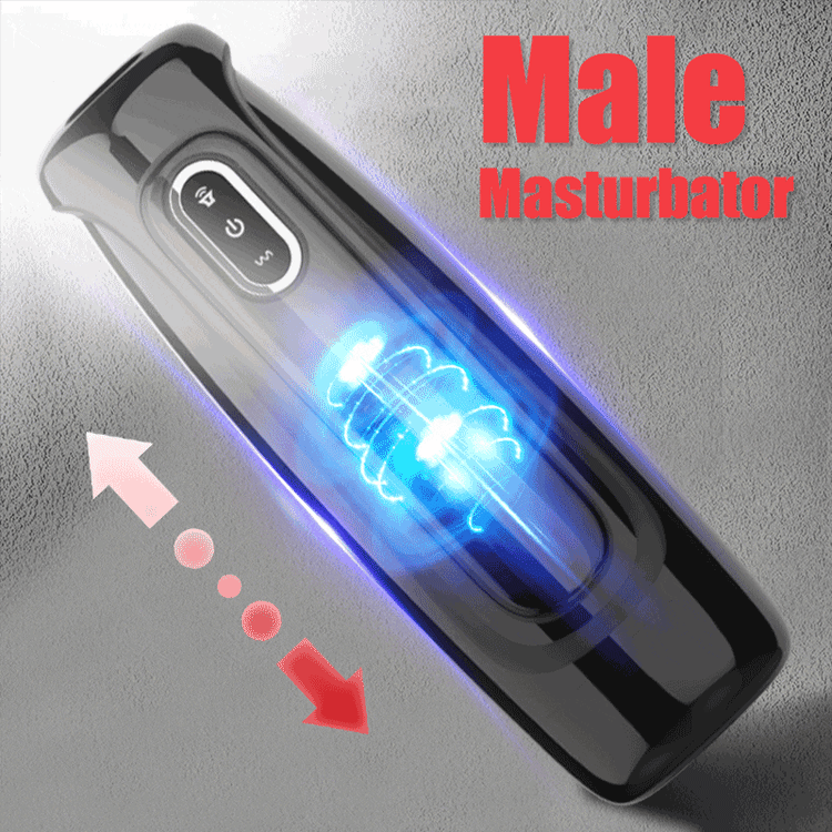 Hand-Free Automatic Telescopic Rotate Male Masturbation Cup