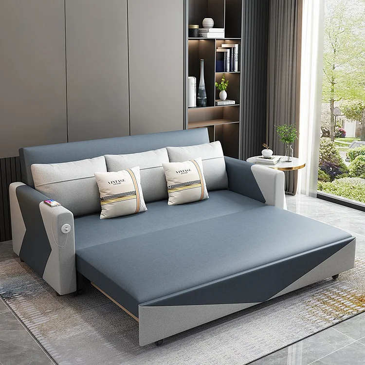 Homemys Luxury Sofa Bed, Retractable, Storage Box