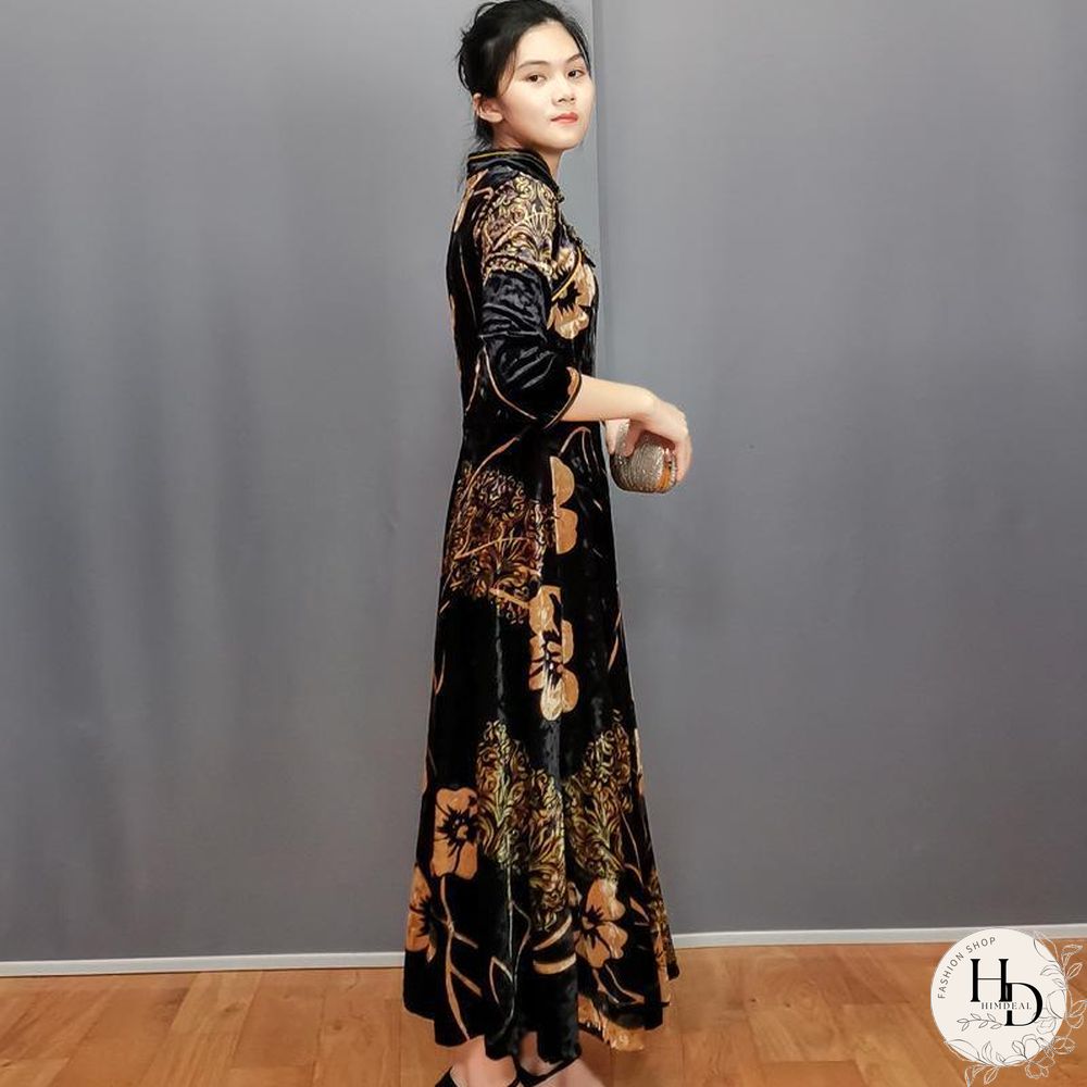 Chinese Style Elegant Loose Cheongsam Dress