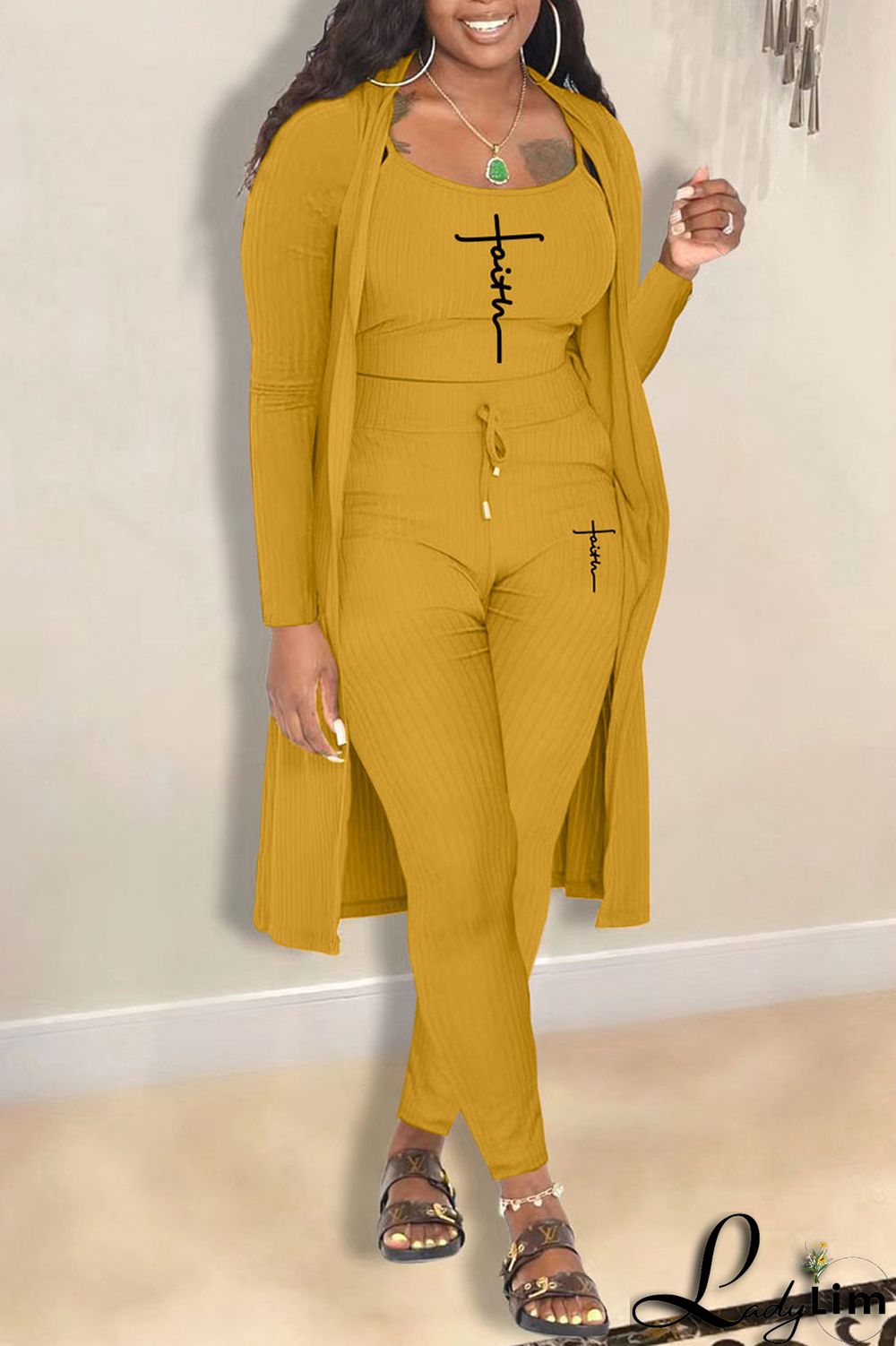 Blue Casual Print Patchwork U Neck Long Sleeve Two Pieces