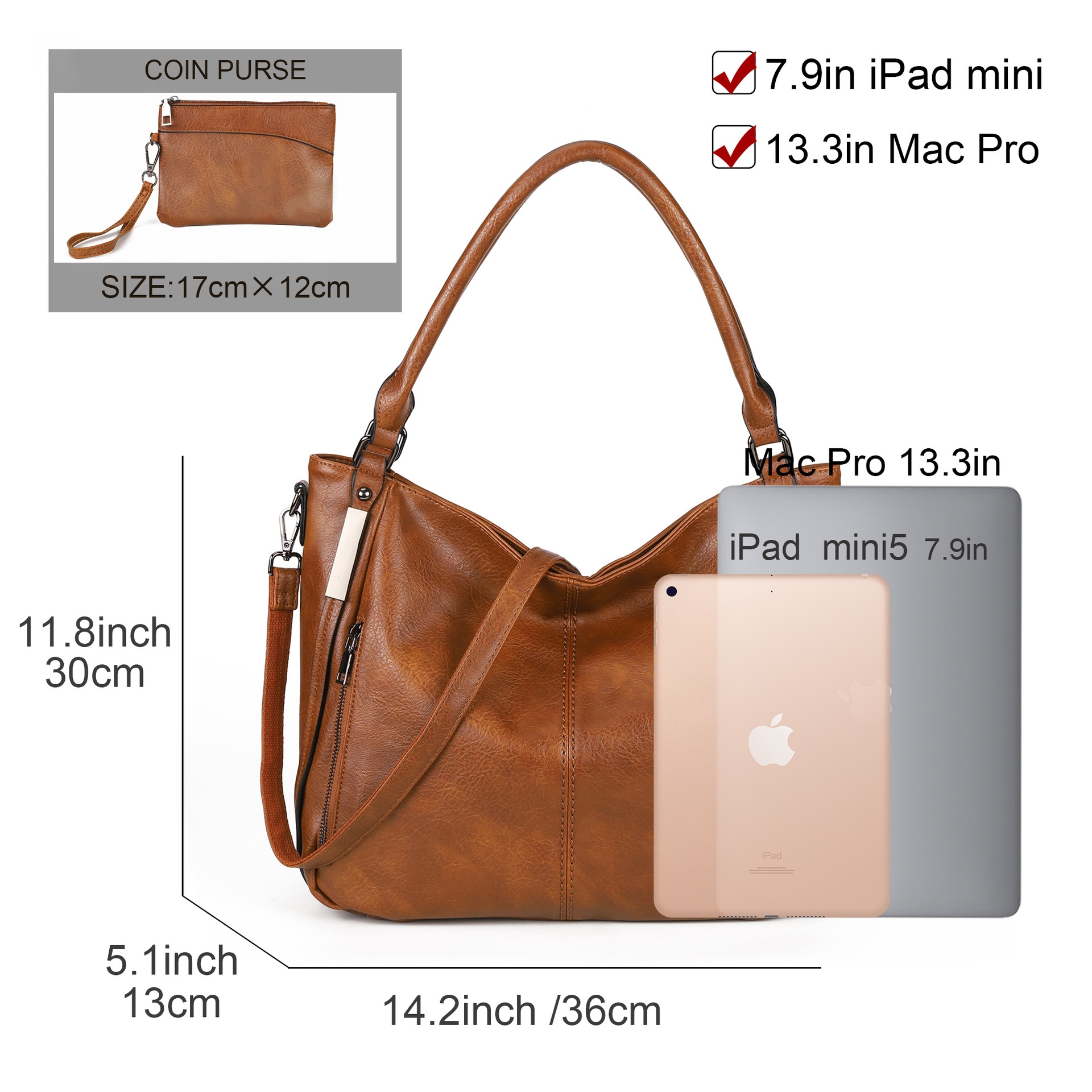 Premium Textured Ladies One-Shoulder Tote