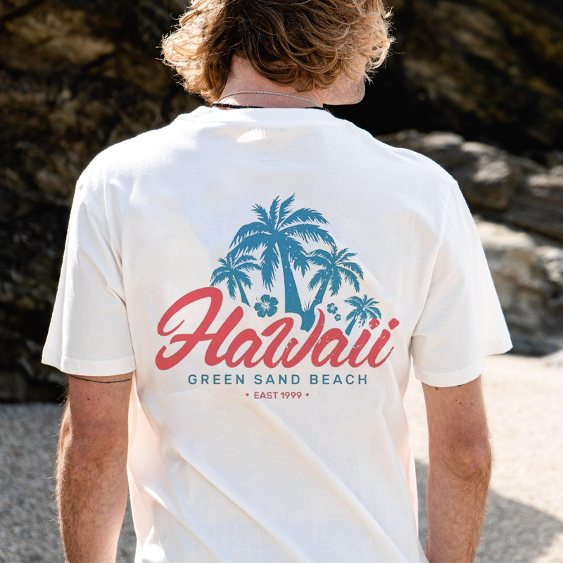 Beach Surf Holiday Graphic T-Shirt / [blueesa] /