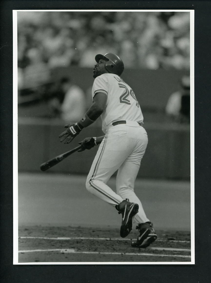 Joe Carter circa 1990's Press Original 5 x 7 Photo Poster painting Toronto Blue Jays