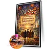 Diamond Painting -DIY Round Drill Independence Day 250th Anniversary(60*40CM)