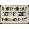 God is great beer is good - Vintage Metal Signs - 20*30cm/30*40cm