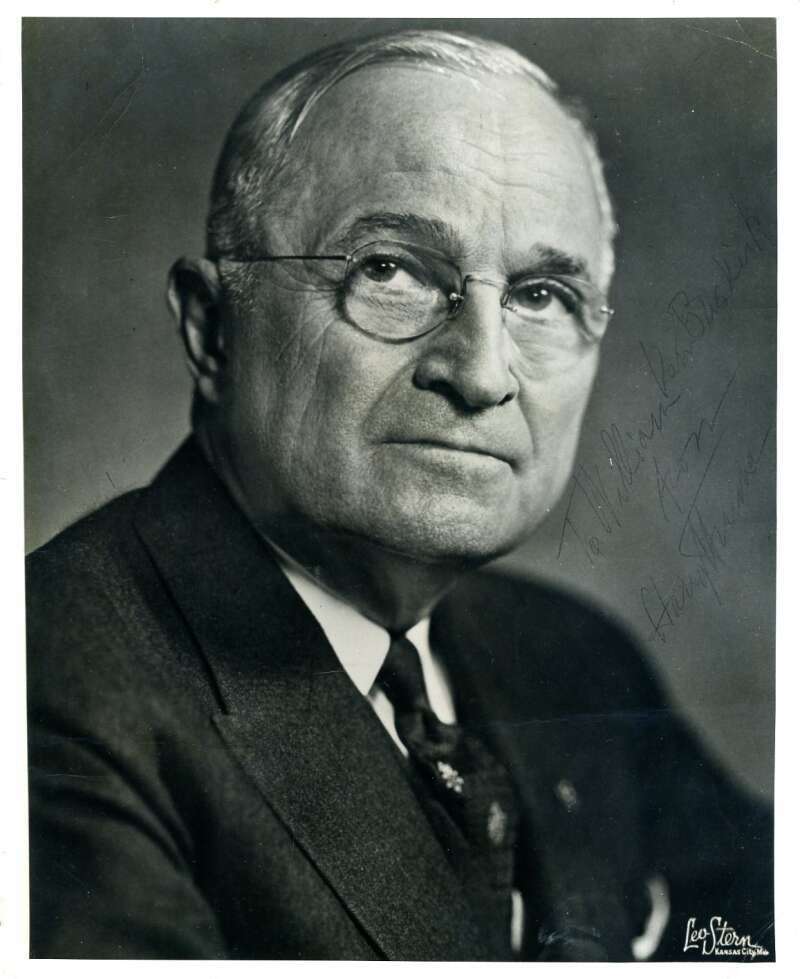 Harry Truman JSA Coa Hand Signed 8x10 Photo Poster painting Autograph