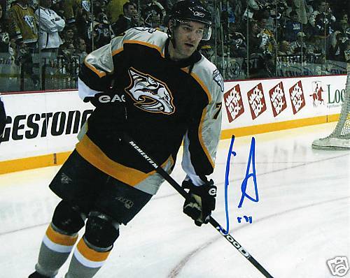 J P Dumont Nashville Predators Signed 8x10 Picture