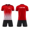 Custom Sublimation Design Sports Soccer Uniform 100% Polyester Soccer Wear Quick Dry Comfortable Men Soccer Uniform