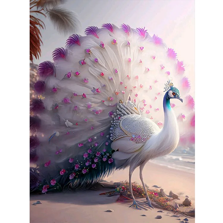 Full Round Drill Diamond Painting - Gorgeous Peacock - 30*40cm