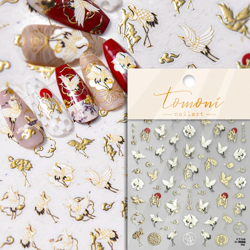 Elinlin Chic Summer Nails – Colorful Flower Swallow Pearl Nail Art Stickers for Trendy Manicures  
