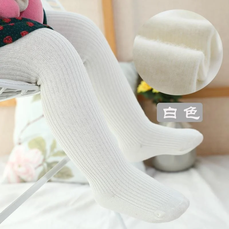 2021 Baby tights new solid color children's pantyhose autumn winter thick warm tight cotton girls boy tight for kid clothing