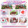 Christmas DIY Special Shape Diamond Painting Pearl Art With Inner Frame Kit 25x25cm(Zebra)