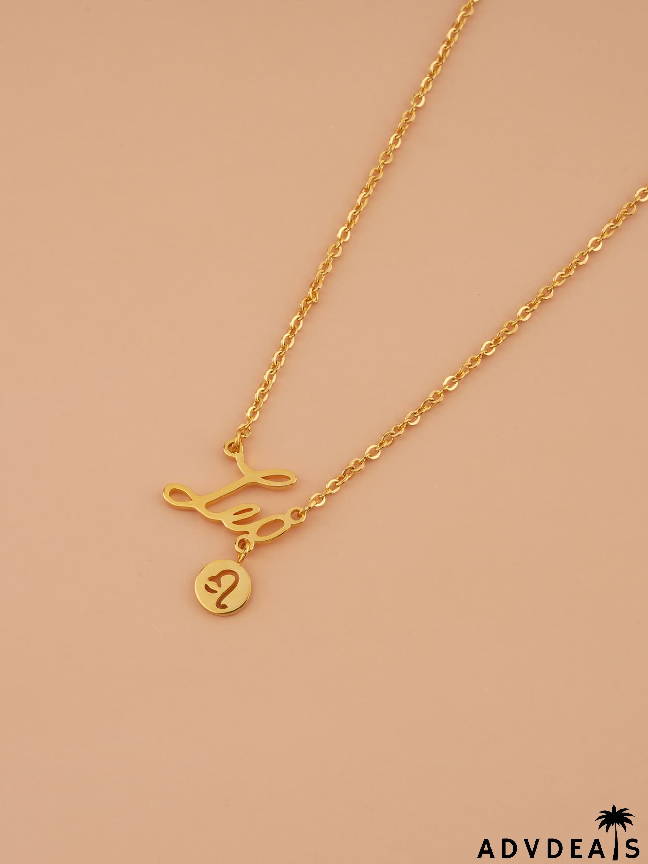 Constellation Letter Charm Necklace