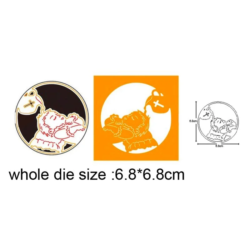 Craft Dies Metal Cutting Dies Cut Die Religion Nativity Scenes Scrapbook Dies Craft Paper Knife Mould Blade Punch Steencils Dies