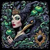 (Stamped/Counted) Maleficent Disney Villain-11CT/14CT Stamped Cross Stitch 45*45cm