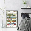 (Counted/Stamped)Rich Pastoral Seasons-14CT Cross Stitch 38*58cm/14.96*22.83in