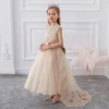 Kid Girl Lace Princess Party Wedding Dress