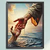 Religion Full 11CT 3 Strands DIY Counted Cross Stitch Kits Needlework Embroidery Kit for Beginners Adults Home Decor