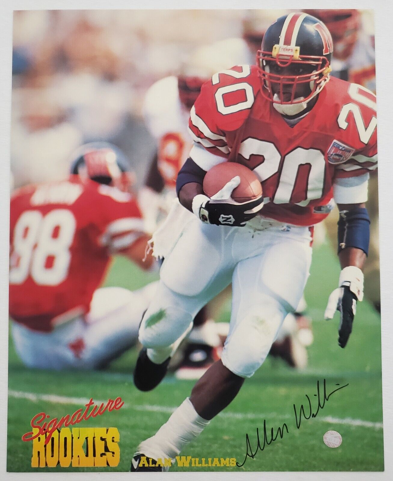 Alan Williams Signed Signature Rookies 8x10 Photo Poster painting College Maryland NFL RAD