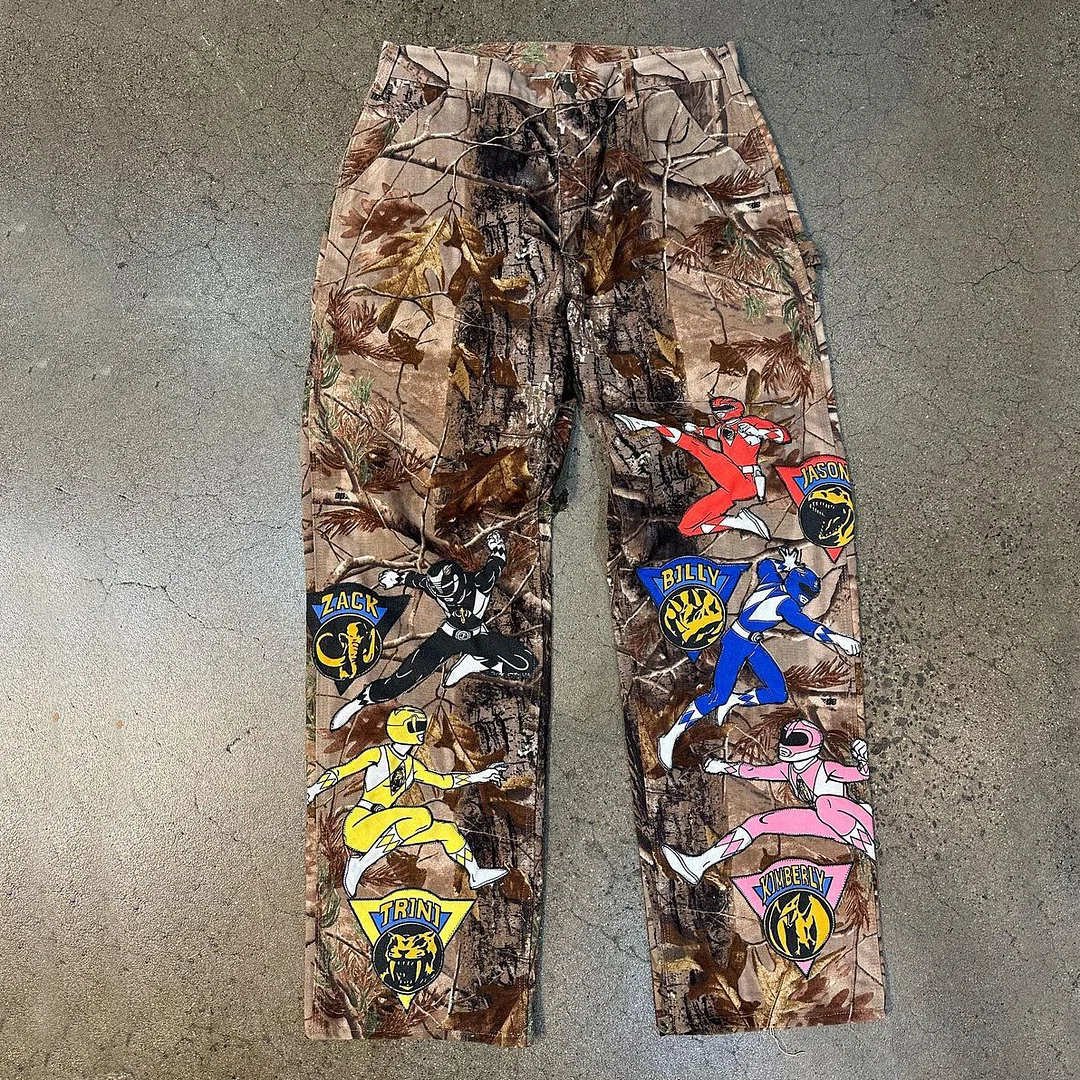 Limited release camouflage casual street trousers