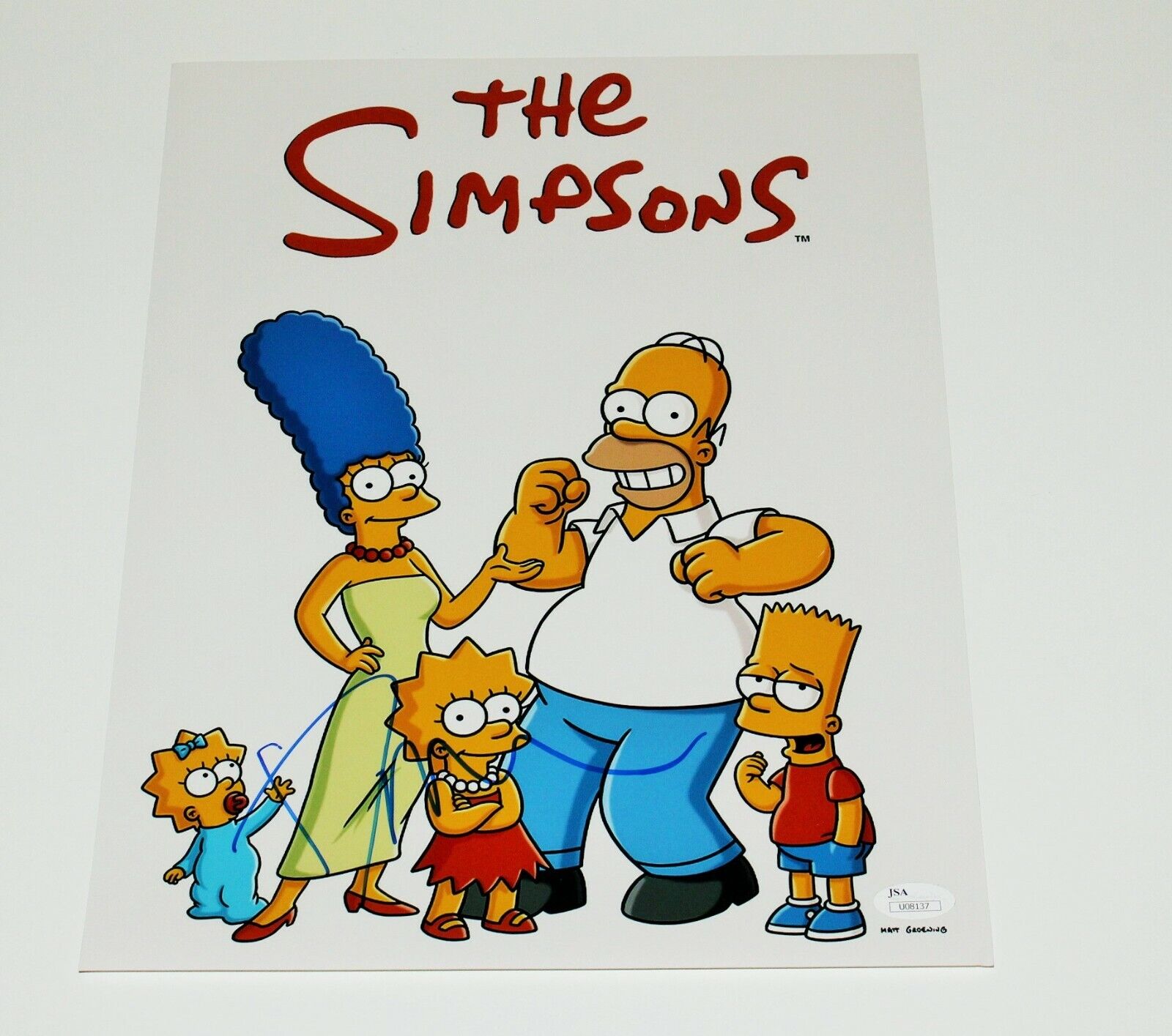 COMPOSER DANNY ELFMAN SIGNED THE SIMPSONS 11x14 SHOW Photo Poster painting POSTER JSA COA