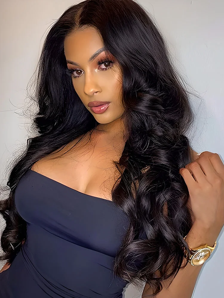 Xsywig Loose Wave 4x4 Swiss HD Lace Closure Human Hair Wigs Pre Plucked For Women