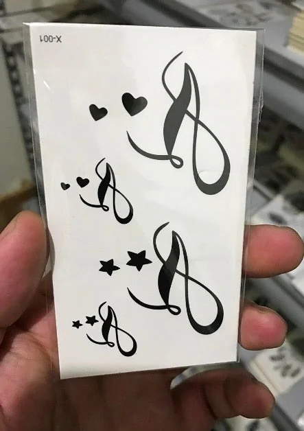 Waterproof Temporary Tattoo Sticker little music love letter tatto small size flash tatouage fake tatoo for girl women kids