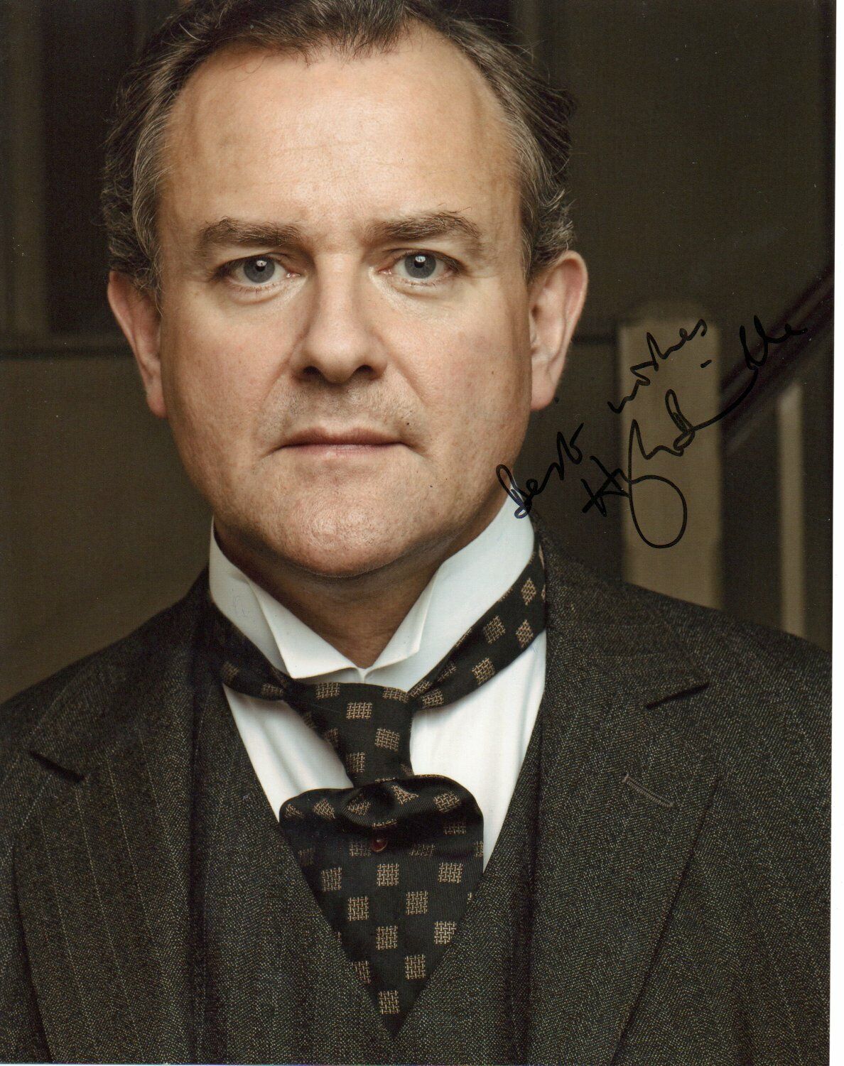 Genuine Hand Signed Hugh Bonneville Downton Abbey Photo Poster painting 10 x 8 Photo Poster painting