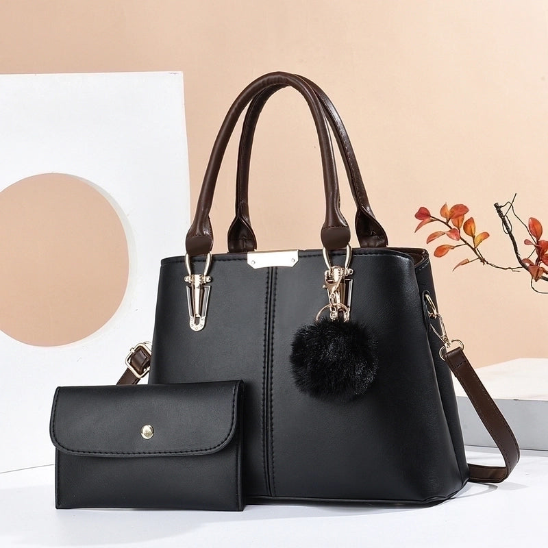 Women's All Seasons Pu Leather Elegant Vintage Style Classic Style Shoulder Bag Bag Sets Handbag