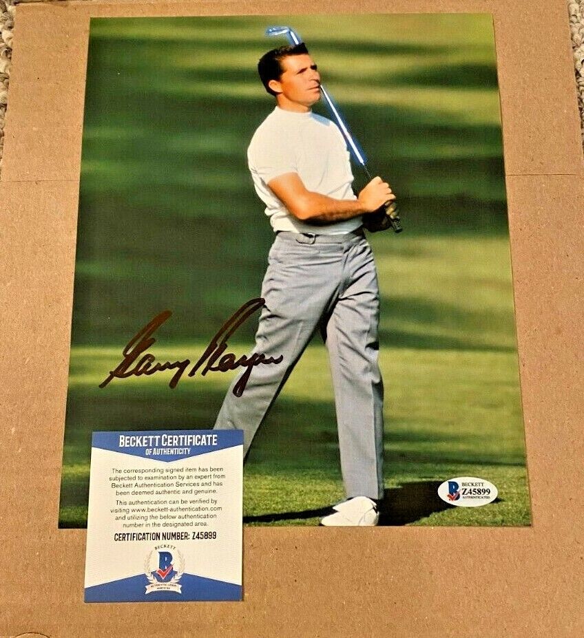 GARY PLAYER SIGNED PGA GOLF 8X10 Photo Poster painting BECKETT CERTIFIED #15