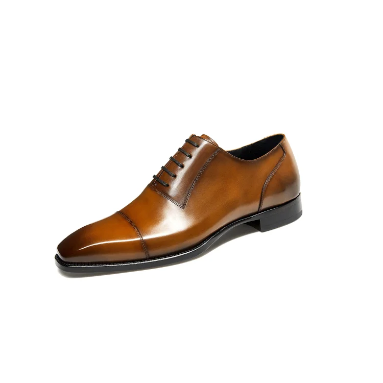 Hetschke Quarter Oxford Men's Goodyear Welt Casual Leather Sole Shoes Gifennse gifennse
