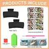 2Pcs Diamond Hair Claw Clips Making Kit for Women Ladies & Girls (XFJ011)